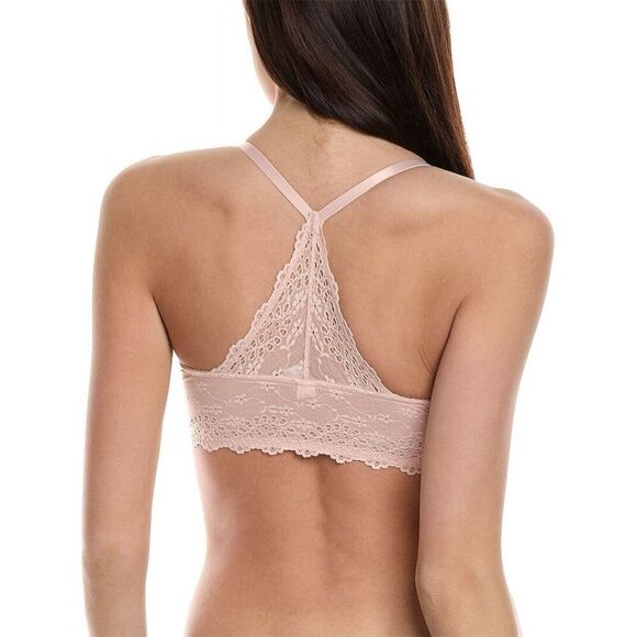 b.tempt'd by Wacoal Inspired Eyelet Front Close Racerback T-Shirt Bra PINK - Picture 2 of 3